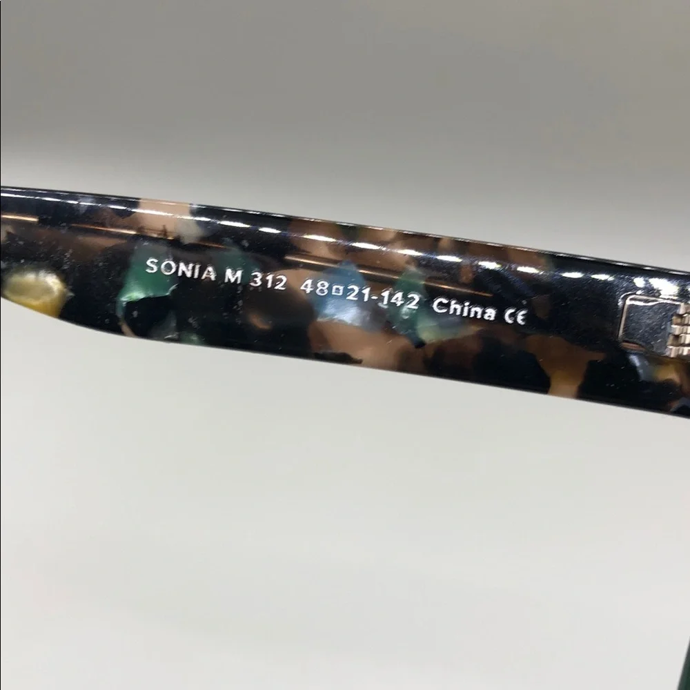 Warby Parker Sonia Aventurine Tortoise Fade Square Glasses Frames UNISEX